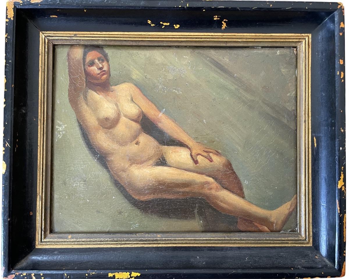 Female Nude, Rome at the Time of the Return to Order. ca 1930