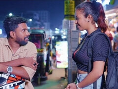 Petite Indian MILF Neelathamara gets her tiny tits creamed while giving a sloppy handjob