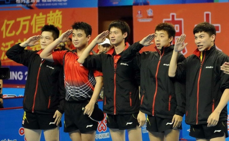 全运会八一队向观众致谢