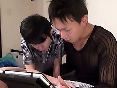 Ass stuffed asian cums