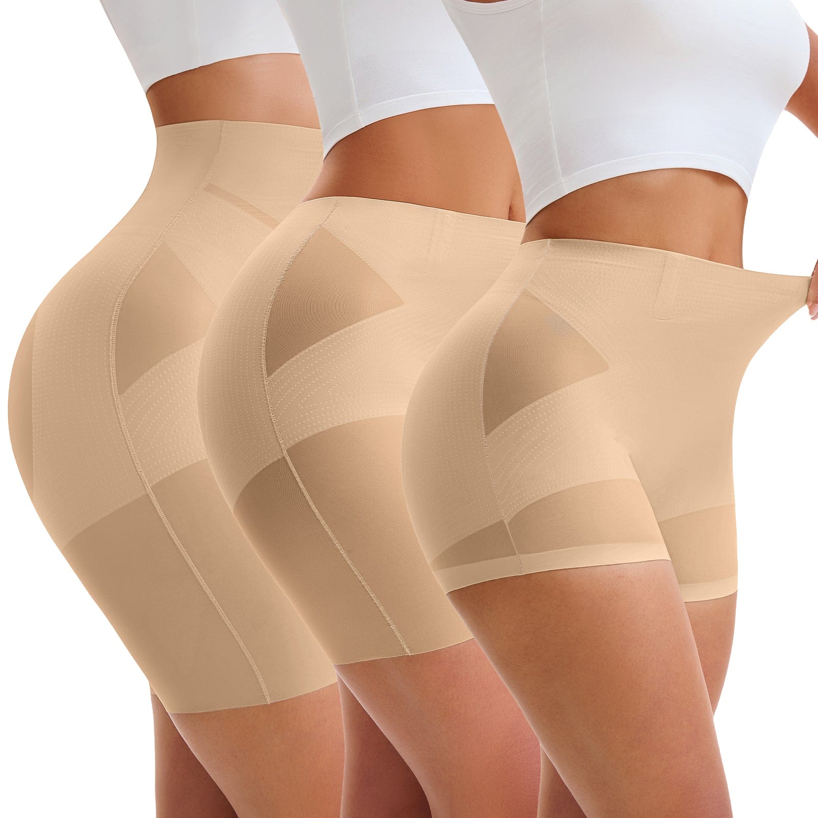 FallSweet FallSweet Shapewear Women's Seamless Tummy Control Mid Waist Shorts