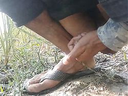 Fast handjob and cumshot, Indian Lund