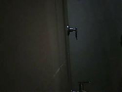 A Boy hand fight in bathroom 