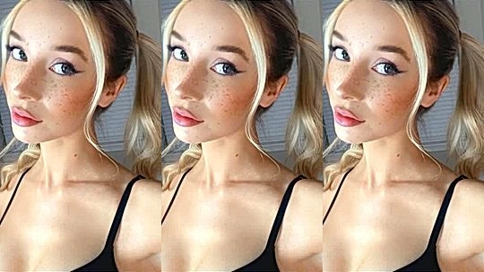 Goddess_amber20 showing off her perky tits in black bra