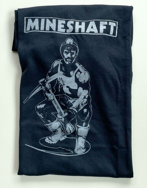 Vintage "Mineshaft" Pickaxe t-shirt designed by Rex.