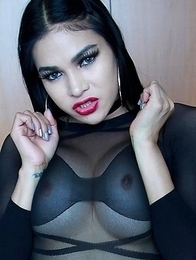 TS Filipina in Sexy Stockings