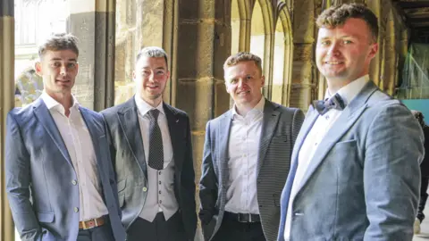 Grant Hardie, Hammy McMillan, Bobby Lammie and Bruce Mouat