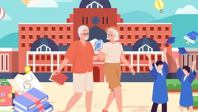 留学教育,中老年人,