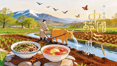 中国节气——雨水，春启农耕，心润良田