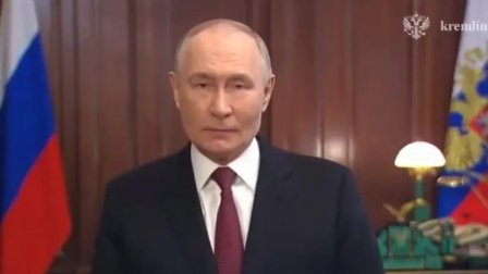 俄罗斯总统普京发表视频讲话，宣布重大事项