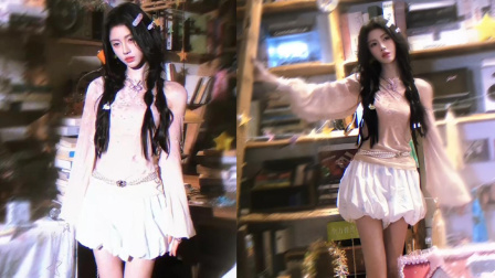 鞠婧祎珍珠腰链