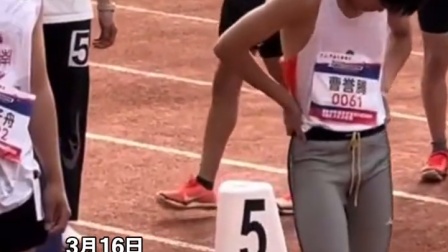 田径赛并组，小孩哥误入“高级”比赛现场，遇上强劲对手被吓哭