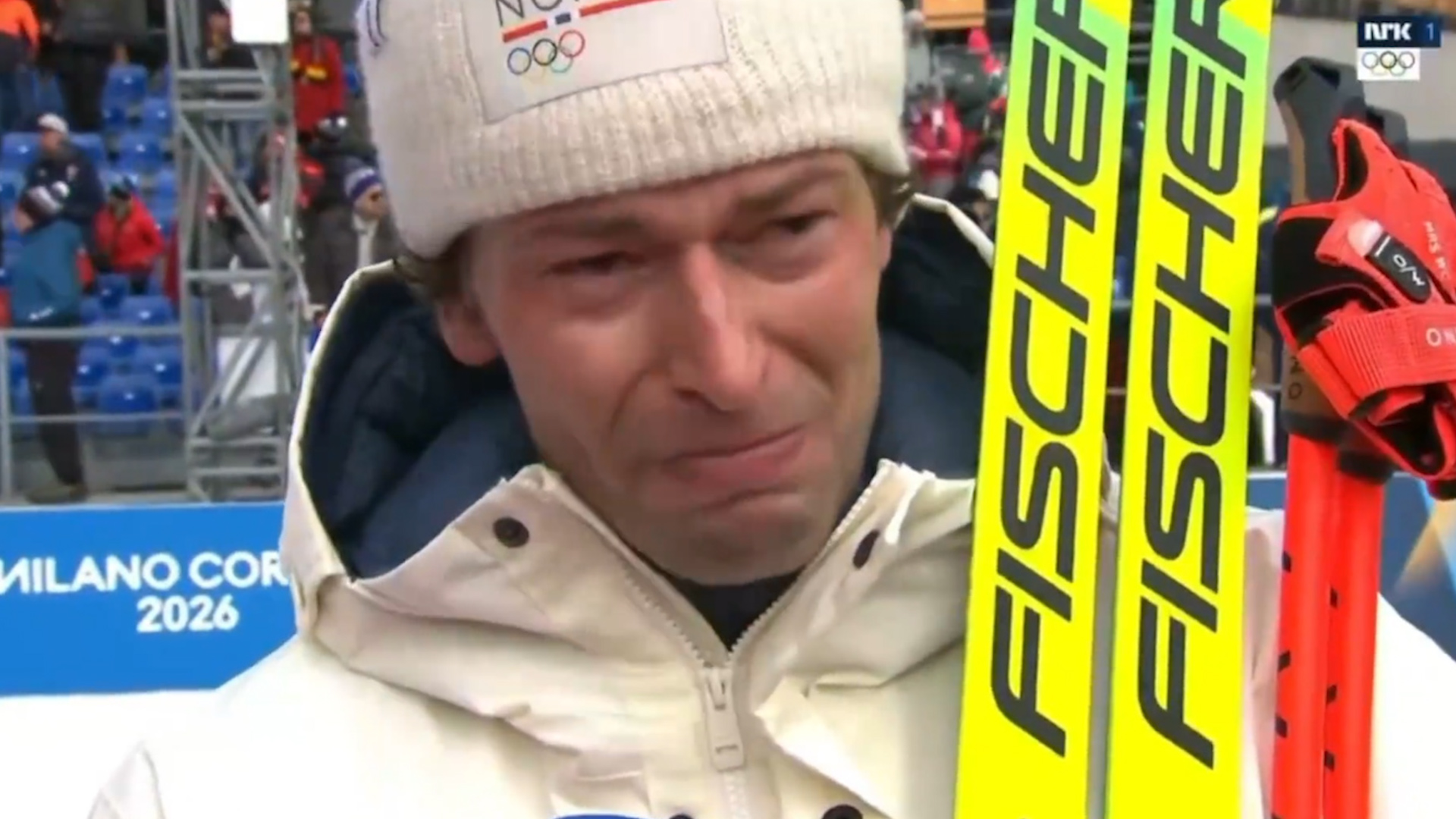 挪威选手冬奥摘铜后现场落泪：我出轨了，一直很后悔