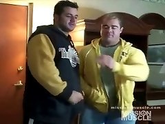 Muscle Guys in shower