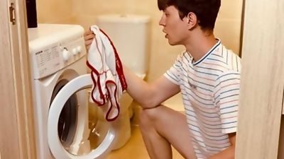 Amateur, Bareback, Big Cock, Boy, Young Boy Steals Underwear / Sniffing / Jerking OFF/ CUM / CALVIN KLEIN /