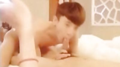 Asian, Bareback, Blowjob, Cam, (CHINESE)萌系小攻艹小瘦0，给力怼-d