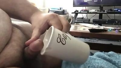 Amateur, Bears, Chubby, Cock, Enjoying my morning cup of JO