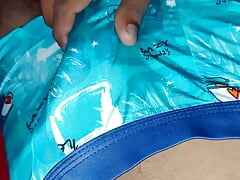 Boy to boy rubbing dick underpants