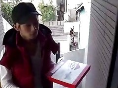 Pizza boy delivers