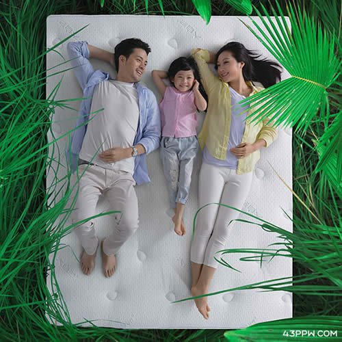 大自然床垫品牌形象展示