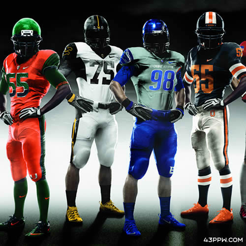 NFL运动品牌形象展示